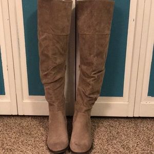 Over the Knee Suede Boots